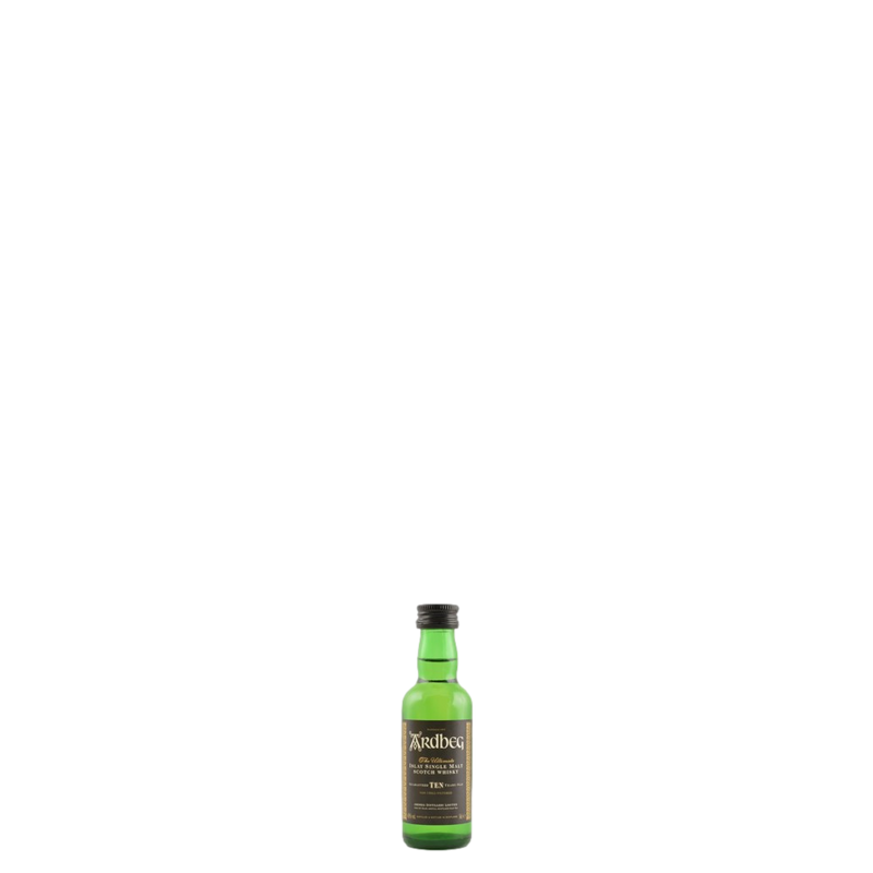 Ardbeg Ten Year Old Whisky Mini Bottle (.05 Liter Bottle)