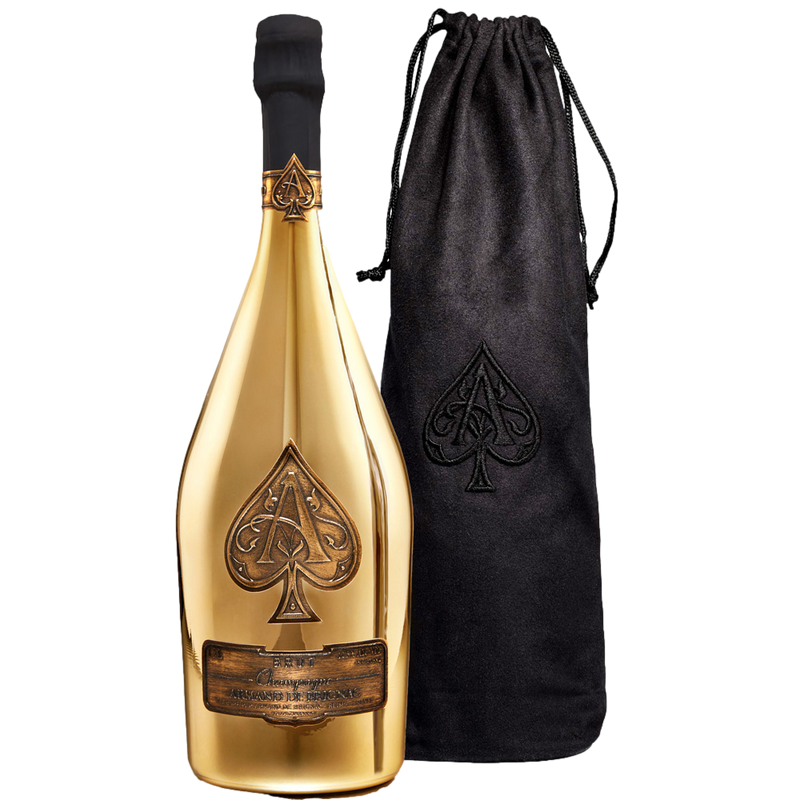 Armand de Brignac Brut Gold Magnum in Velvet Bag (1.5 Liter Bottle)